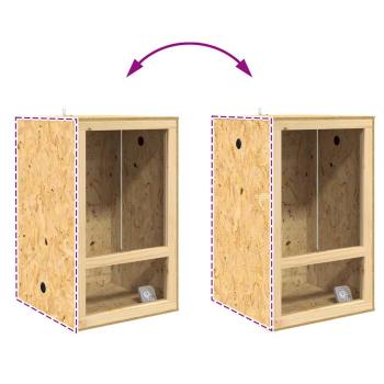 Terrarium Braun 50 x 50 x 80 cm OSB