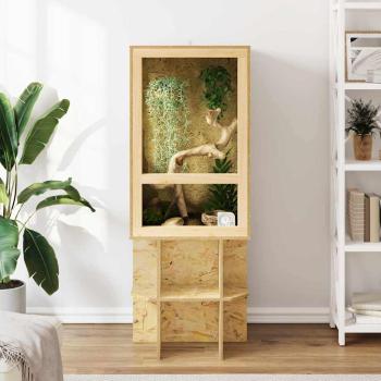 Terrarium Braun 50 x 50 x 80 cm OSB