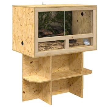 Terrarienbasis Braun 80 x 50 x 50 cm OSB