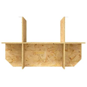 Terrarienbasis Braun 80 x 50 x 50 cm OSB