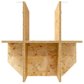 Terrarienbasis mit Regal Braun 40 x 40 x 50 cm OSB