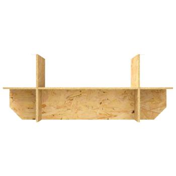 Terrarienbasis mit Regal Braun 100 x 40 x 50 cm OSB