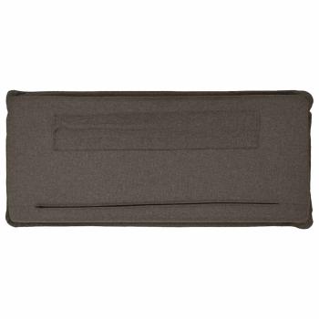 Gepolstertes Kopfteil Natürlich und Hellgrau 140 cm