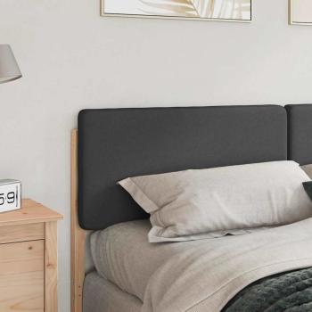 Gepolstertes Kopfteil mit Kopfteil Braun und Dunkelgrau 200 cm