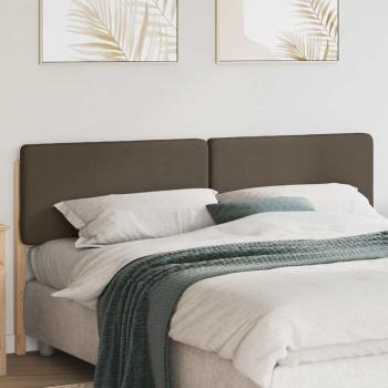 ARDEBO.de - Gepolstertes Kopfteil mit Kopfteil Braun und Taupe 200 cm