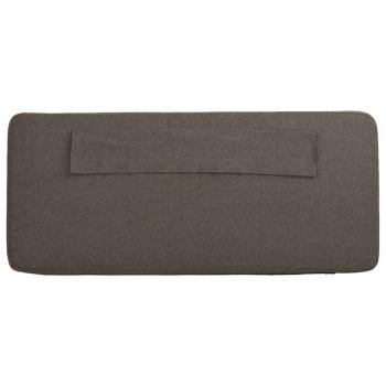 Gepolstertes Kopfteil mit Kopfteil Braun und Taupe 135 cm