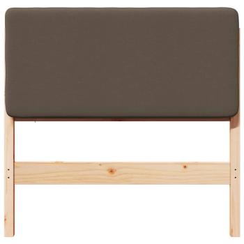 Gepolstertes Kopfteil mit Kopfteil Braun und Taupe 100 cm