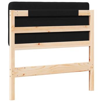 Gepolstertes Kopfteil mit Kopfteil Braun und Schwarz 75 cm