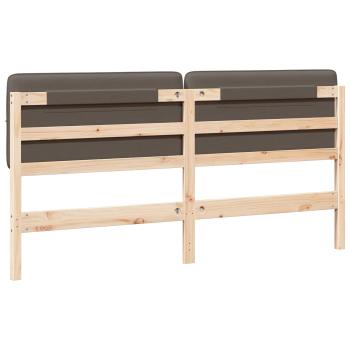 Gepolstertes Kopfteil mit Kopfteil Braun und Taupe 200 cm