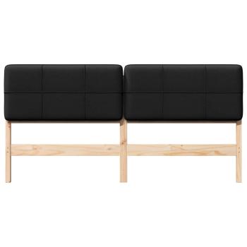 Gepolstertes Kopfteil mit Kopfteil Braun und Schwarz 180 cm