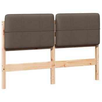 Gepolstertes Kopfteil mit Kopfteil Braun und Taupe 160 cm