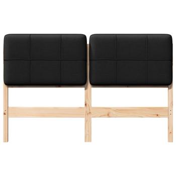 Gepolstertes Kopfteil mit Kopfteil Braun und Schwarz 140 cm