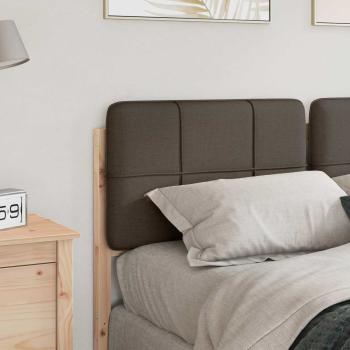 Gepolstertes Kopfteil mit Kopfteil Braun und Taupe 135 cm