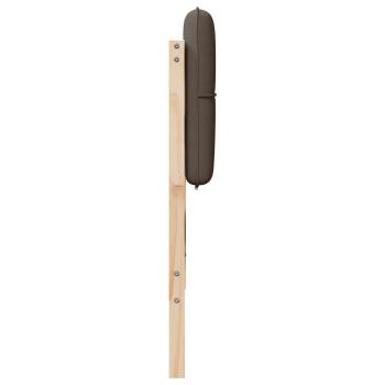 Gepolstertes Kopfteil mit Kopfteil Braun und Taupe 135 cm