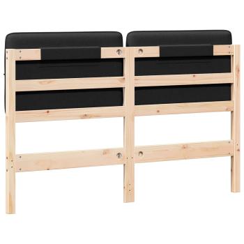 Gepolstertes Kopfteil mit Kopfteil Braun und Schwarz 120 cm