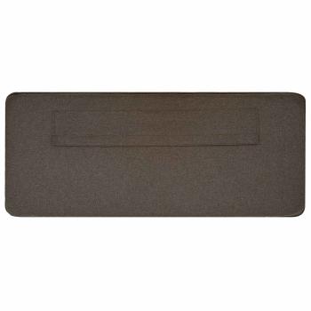 Gepolstertes Kopfteil mit Kopfteil Braun und Taupe 100 cm