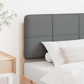 Gepolstertes Kopfteil mit Kopfteil Braun und Hellgrau 75 cm