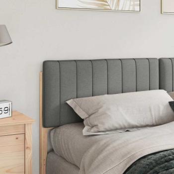 Gepolstertes Kopfteil mit Kopfteil Braun und Hellgrau 180 cm