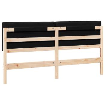 Gepolstertes Kopfteil mit Kopfteil Braun und Schwarz 180 cm