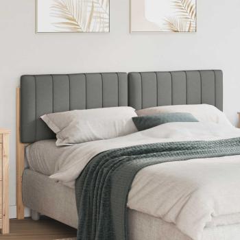 ARDEBO.de - Gepolstertes Kopfteil mit Kopfteil Braun und Hellgrau 160 cm