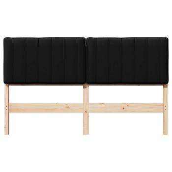 Gepolstertes Kopfteil mit Kopfteil Braun und Schwarz 150 cm