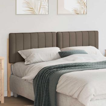 ARDEBO.de - Gepolstertes Kopfteil mit Kopfteil Braun und Taupe 150 cm