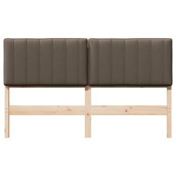 Gepolstertes Kopfteil mit Kopfteil Braun und Taupe 150 cm