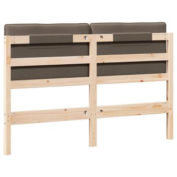 Gepolstertes Kopfteil mit Kopfteil Braun und Taupe 150 cm