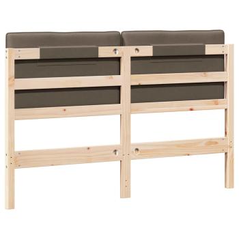 Gepolstertes Kopfteil mit Kopfteil Braun und Taupe 140 cm