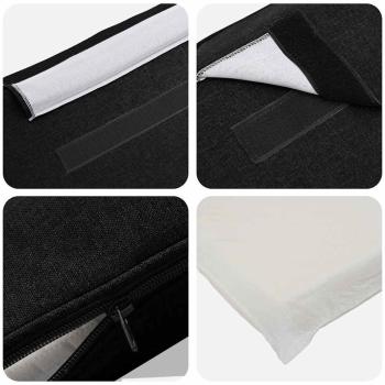 Gepolstertes Kopfteil mit Kopfteil Braun und Schwarz 135 cm