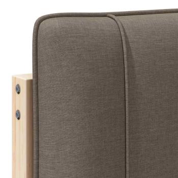 Gepolstertes Kopfteil mit Kopfteil Braun und Taupe 135 cm