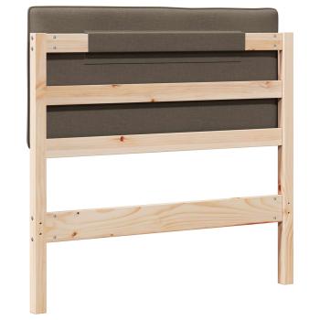 Gepolstertes Kopfteil mit Kopfteil Braun und Taupe 100 cm