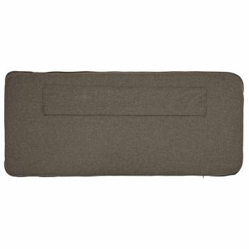 Gepolstertes Kopfteil mit Kopfteil Braun und Taupe 80 cm