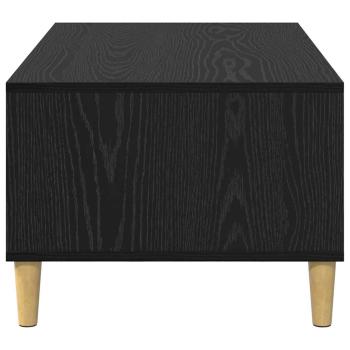 ARDEBO.de - Couchtisch Schwarz Eichen-Optik 90 x 50 x 26,5 cm Holzwerkstoff