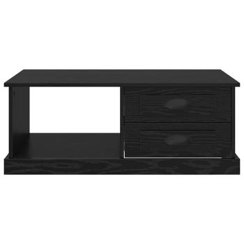 Couchtisch Schwarz Eichen-Optik 90 x 50 x 35 cm Holzwerkstoff