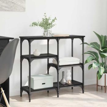 ARDEBO.de - mit Regal Schwarz Eichen-Optik 80 x 29 x 75 cm Holzwerkstoff