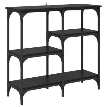 mit Regal Schwarz Eichen-Optik 80 x 29 x 75 cm Holzwerkstoff