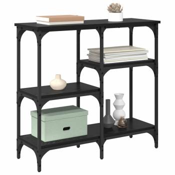 mit Regal Schwarz Eichen-Optik 80 x 29 x 75 cm Holzwerkstoff