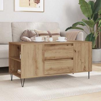 ARDEBO.de - Couchtisch Artisan-Eiche 102 x 44,5 x 50 cm Holzwerkstoff