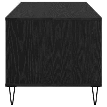 Couchtisch Schwarz Eichen-Optik 90 x 49 x 45 cm Holzwerkstoff