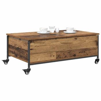 Couchtisch Altholz 91 x 55 x 32 cm Holzwerkstoff