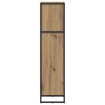 ARDEBO.de - Bücherregal Kunsthandwerk Eiche 80 x 30 x 155 cm Holzwerkstoff