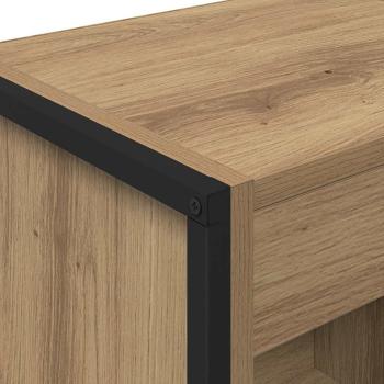 Bücherregal Kunsthandwerk Eiche 80 x 30 x 155 cm Holzwerkstoff