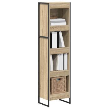 Bücherregal 40 x 30 x 155 cm Holzwerkstoff Sonoma