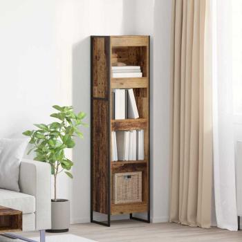 ARDEBO.de - Bücherregal Altholz 80 x 30 x 155 cm Holzwerkstoff