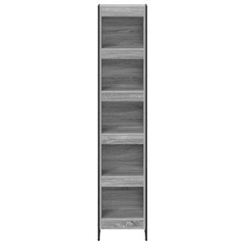 Bücherregal Graues Sonoma 80 x 30 x 155 cm Holzwerkstoff