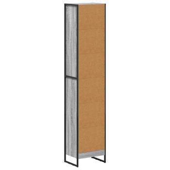 Bücherregal Graues Sonoma 80 x 30 x 155 cm Holzwerkstoff