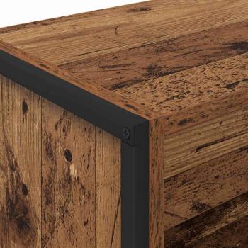 ARDEBO.de - Bücherregal Altholz 80 x 30 x 155 cm Holzwerkstoff