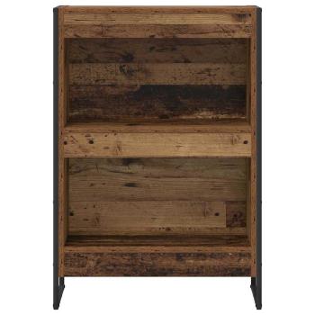Bücherregal 60 x 30 x 86,5 cm Holzwerkstoff Altholz