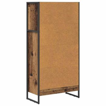 Bücherregal Altholz 80 x 30 x 155 cm Holzwerkstoff